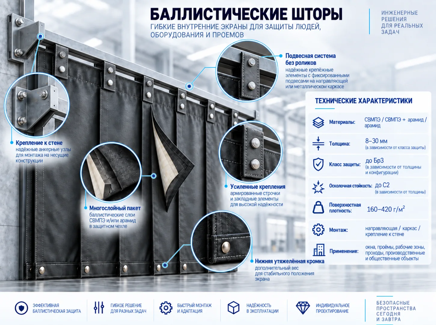 Баллистические шторы