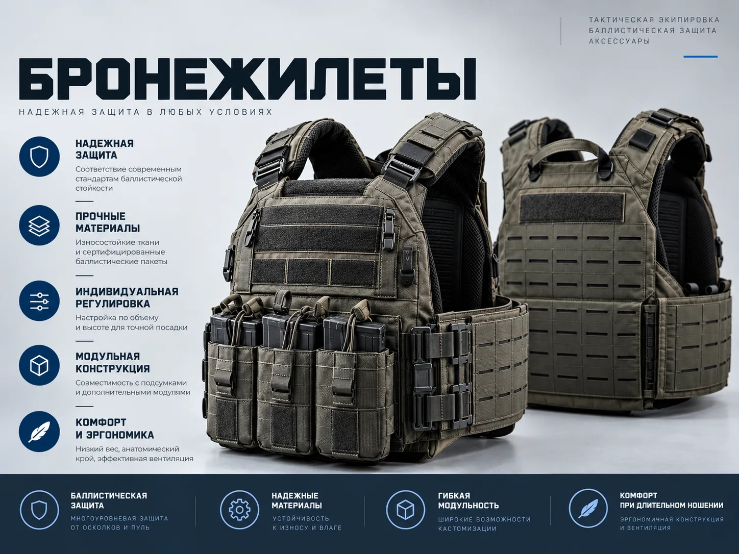 Бронежилеты